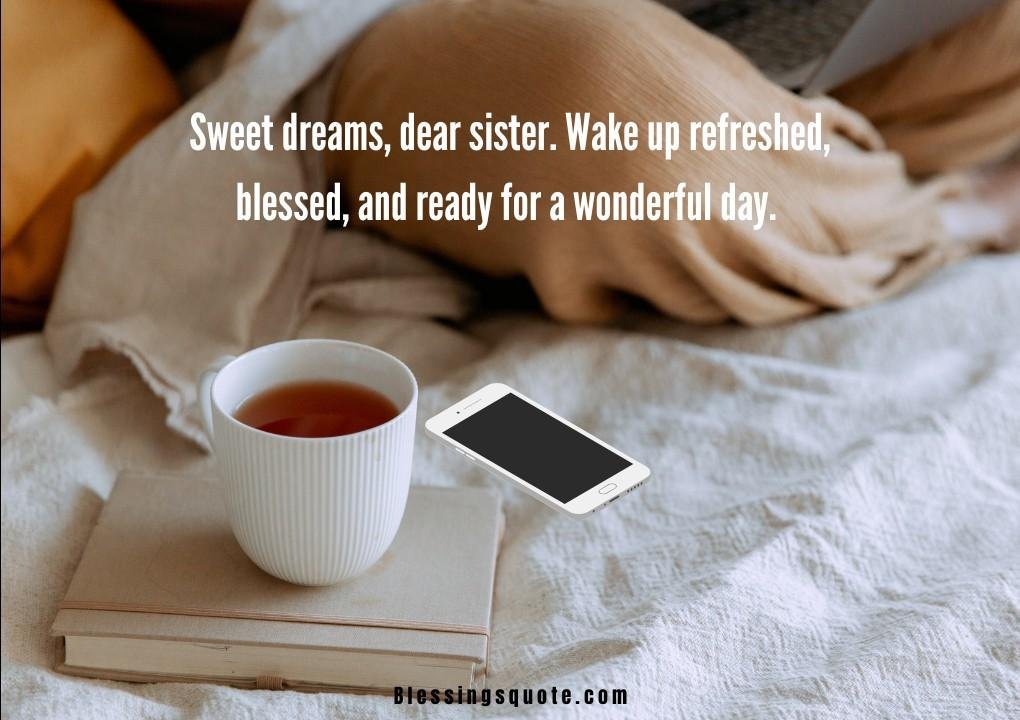 Beautiful Good Night Messages for Sister