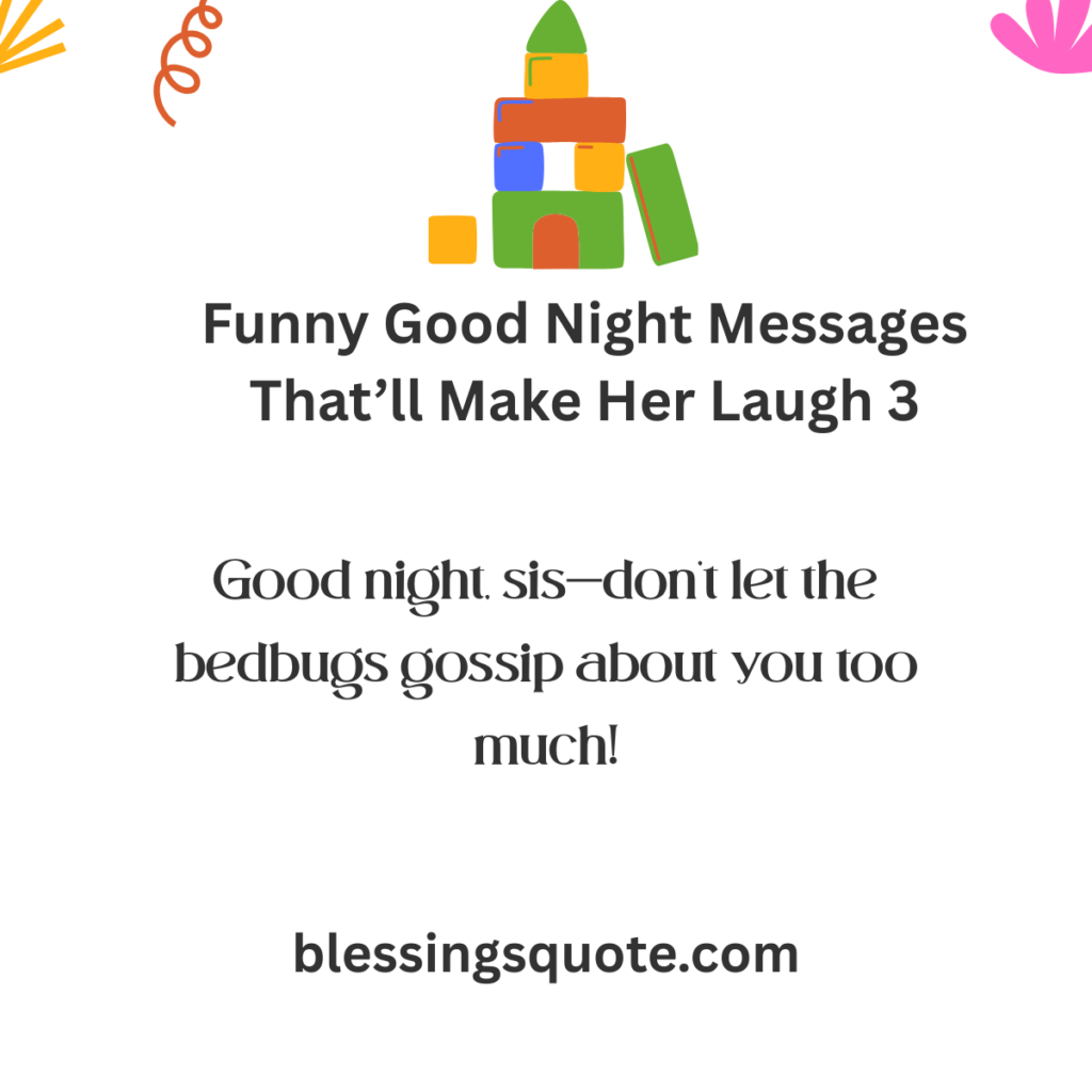 Funny Good Night Messages That’ll Make Her Laugh 3