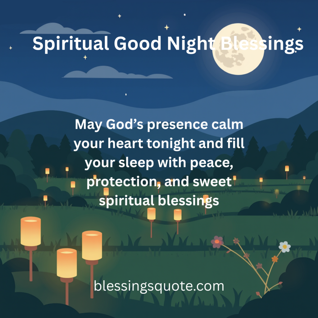 Spiritual Good Night Blessings