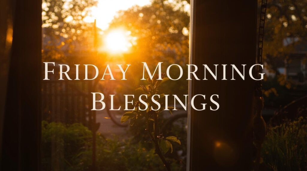 friday morning blessings
