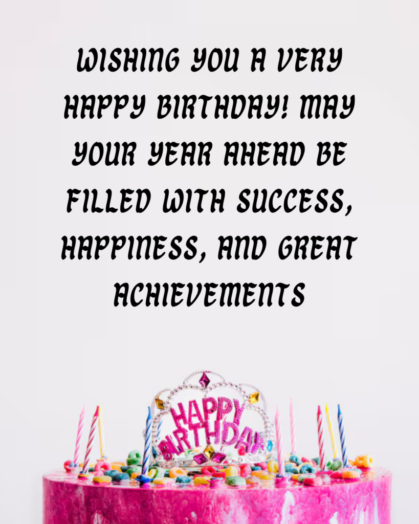 Professional Birthday Wishes for Boss 