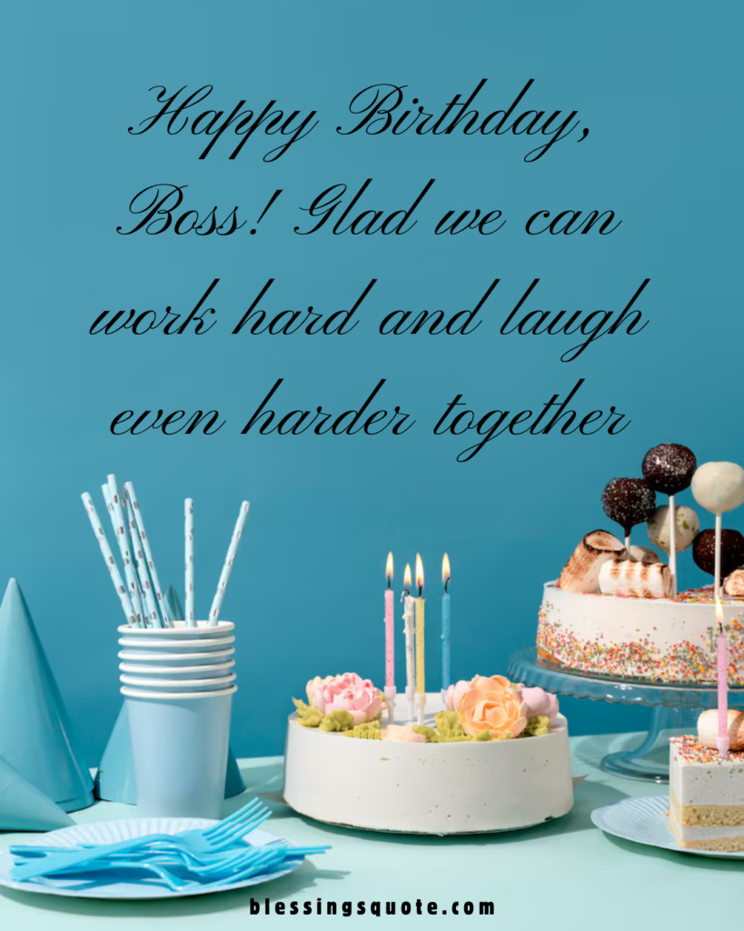 Funny Birthday Wishes for Boss Friend 
