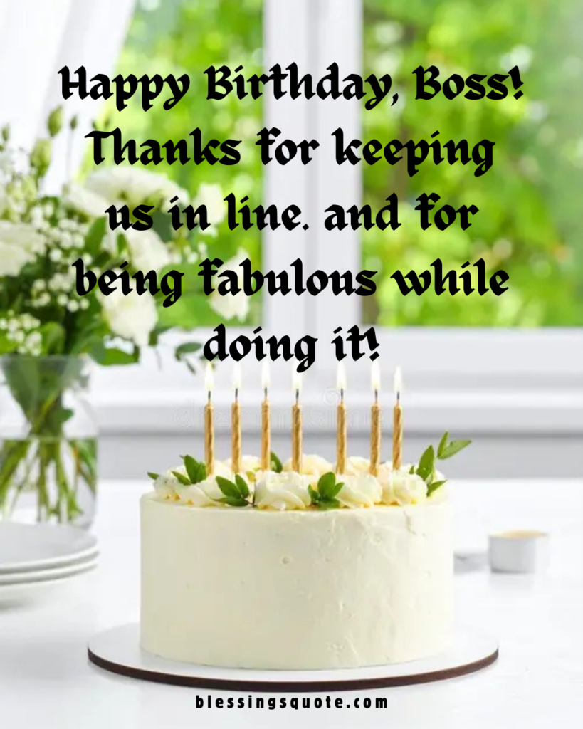 Funny Birthday Wishes for a Female Boss 