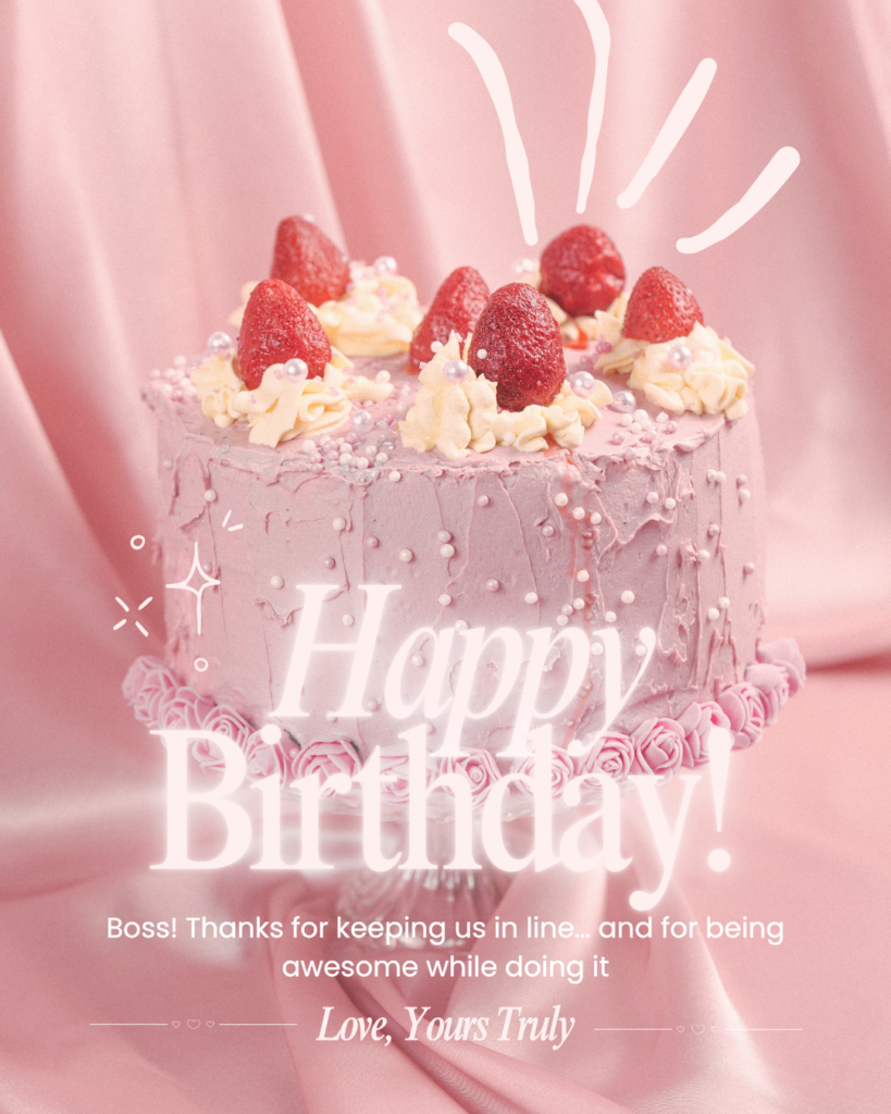 Birthday Wishes for Boss Images 