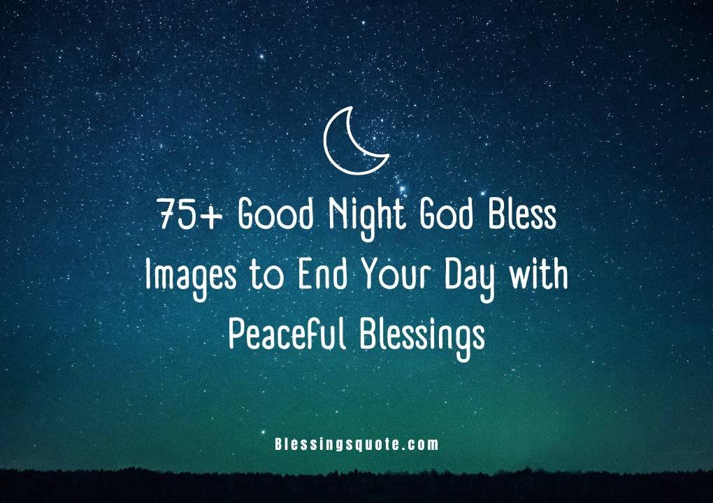Good Night God Bless Images