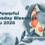 140 powerful wednesday blessings for you 2026 with koi fish illustration
