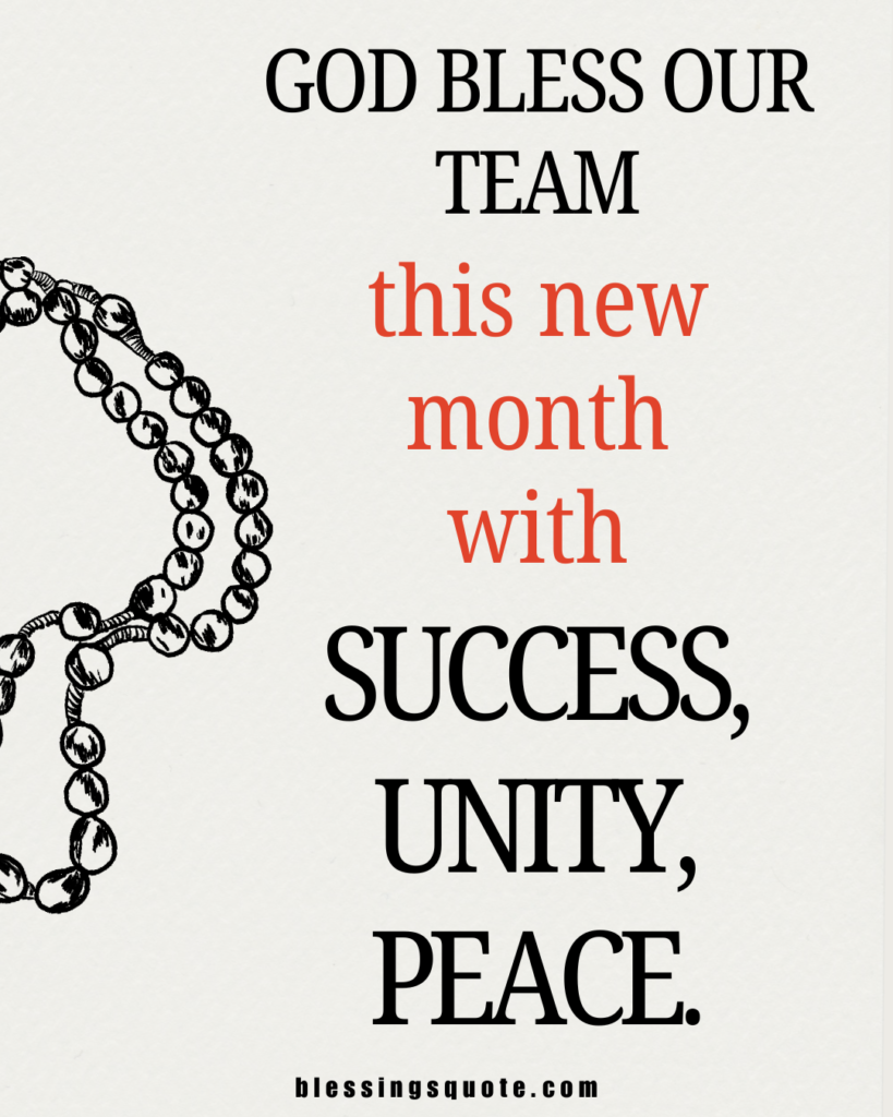 Happy New Month, Prayers for Colleagues 