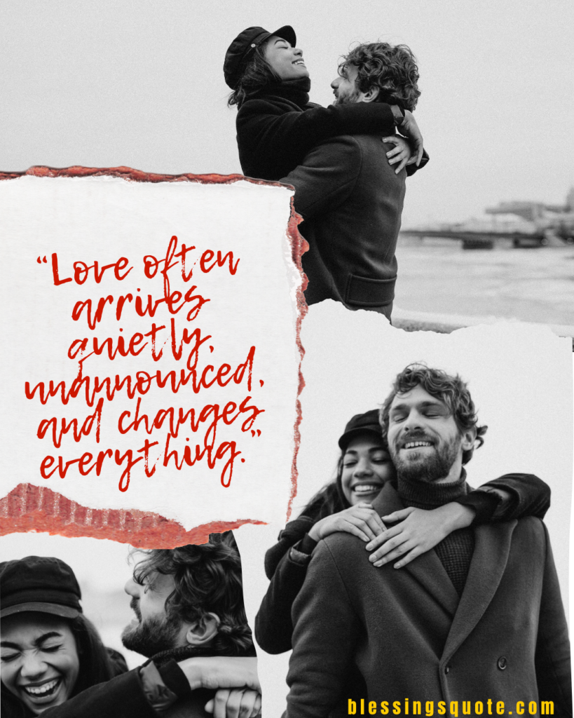 When Love Arrives Without Warning