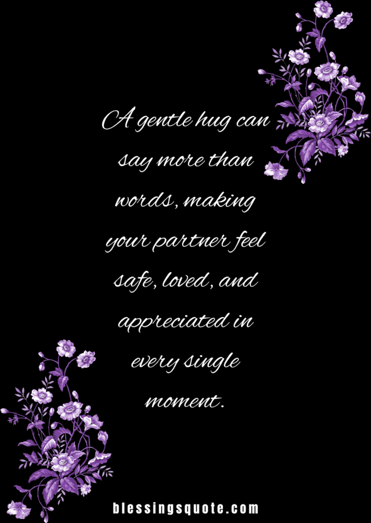 Sweet expressions of affection 