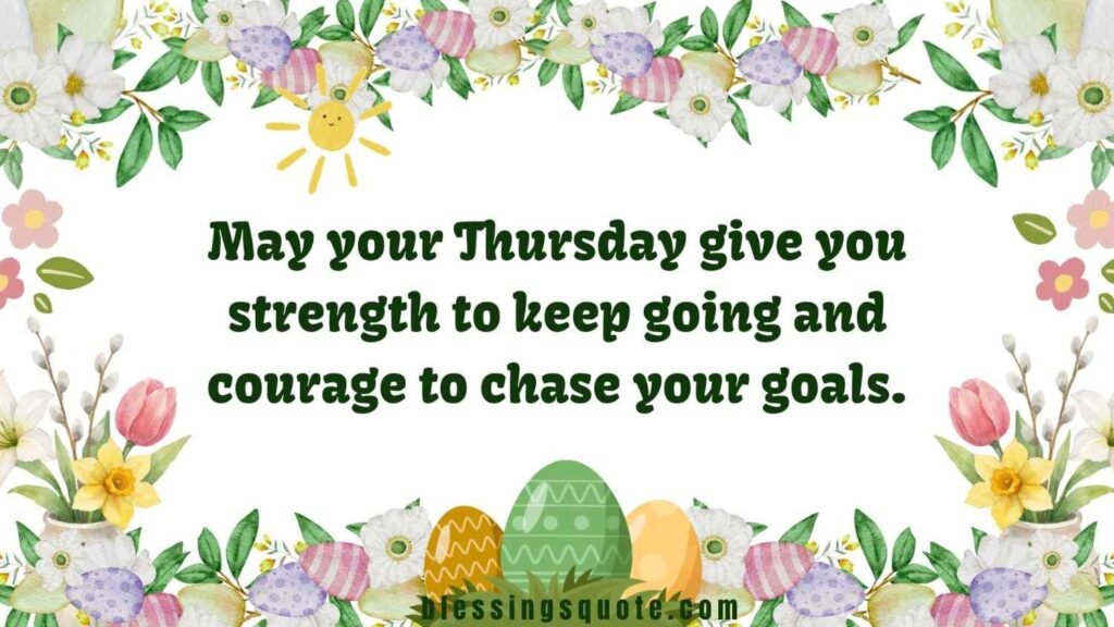 Motivational Thursday Blessings 