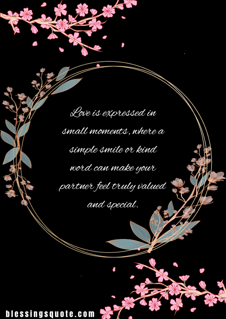 Romantic expressions of love 