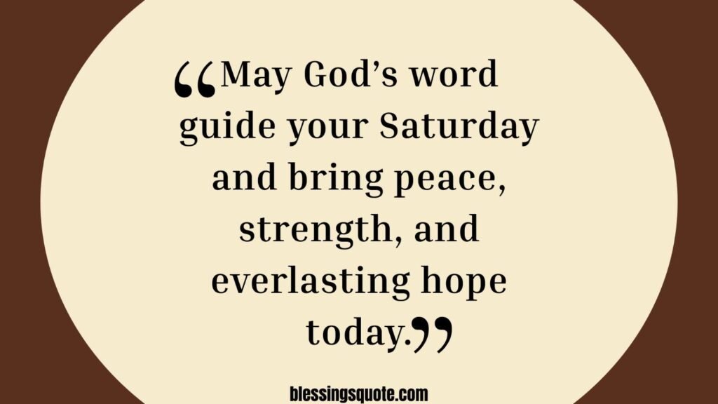 African American Saturday Blessings with Scripture and Bible Verse