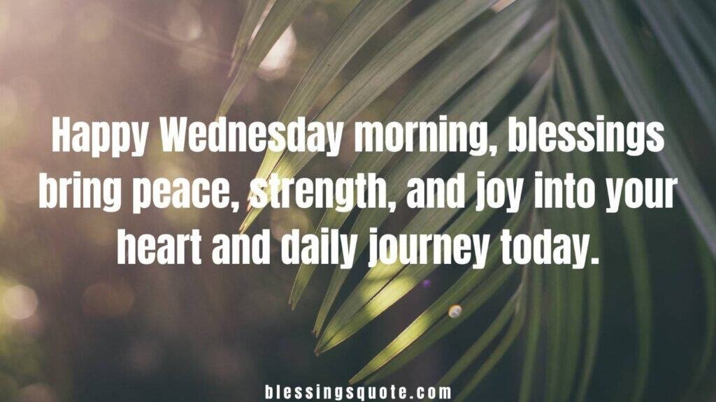 Happy Wednesday Morning Blessings