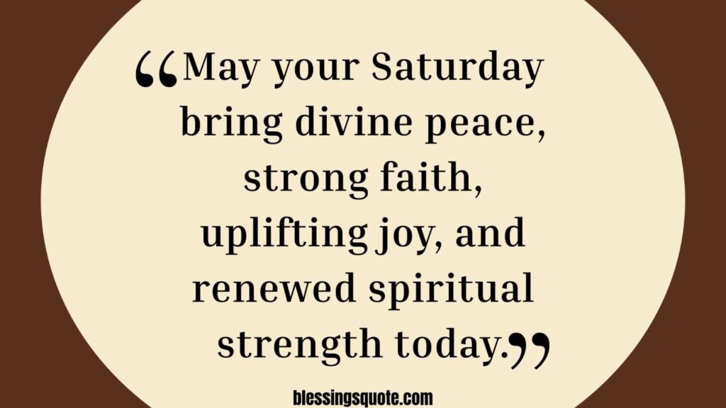 African American Saturday Blessings Quotes 