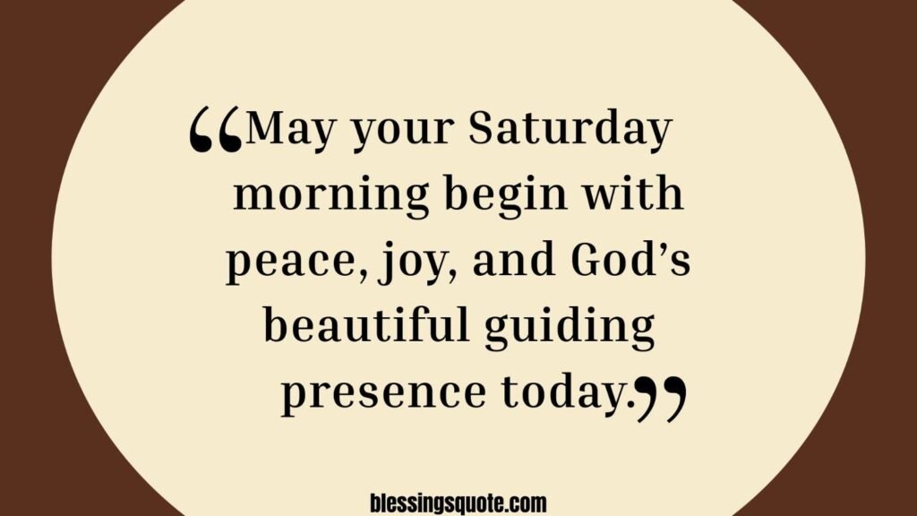 African American Saturday Morning Blessings 