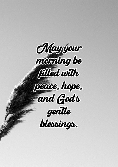 Good Morning Blessings