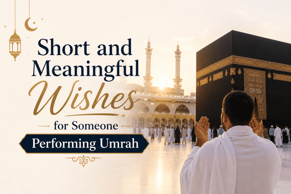 Short and Meaningful Wishes for Someone Performing Umrah