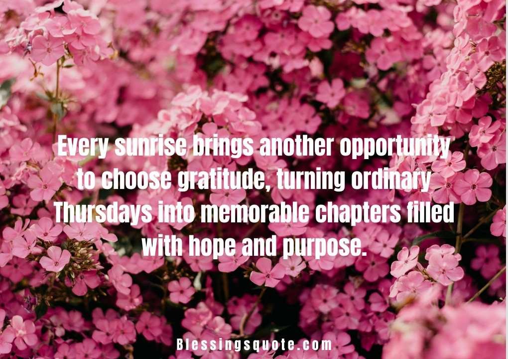 Happy Thursday Blessings