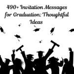 invitation message for graduation