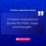 Christian Inspirational Quotes