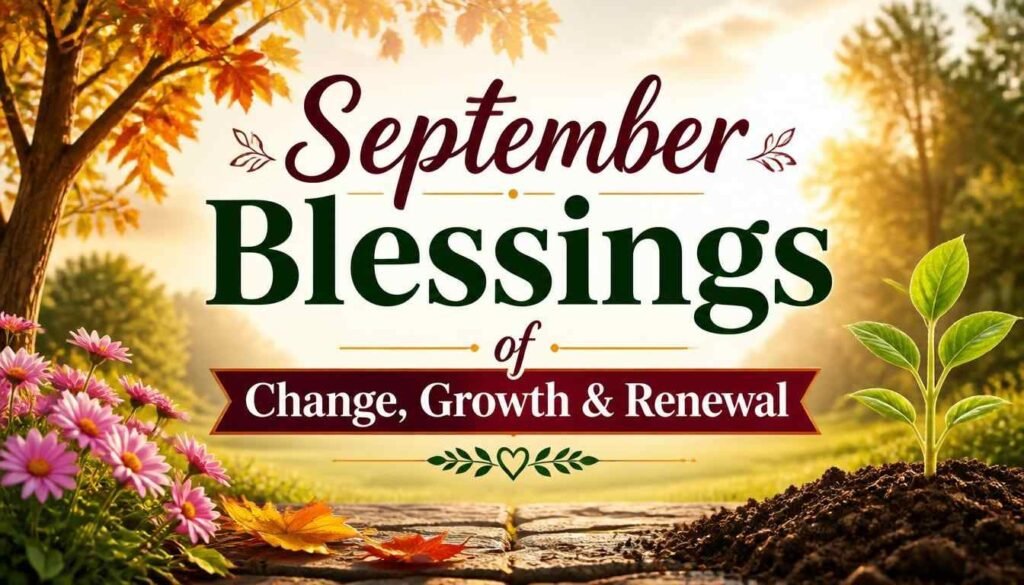September Blessings of Change, Growth & Renewal
