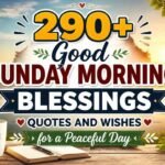 290+ Good Sunday Morning Blessings Quotes and Wishes for a Peaceful Day