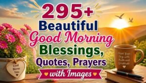 295+ Beautiful Good Morning Blessings, Quotes, Prayers with Images