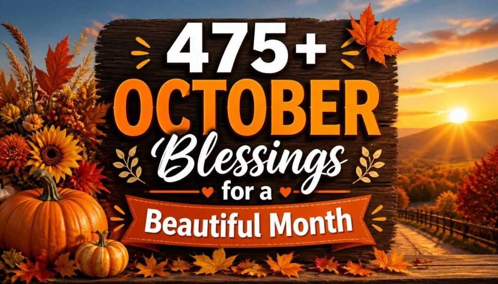 475+ October Blessings for a Beautiful Month