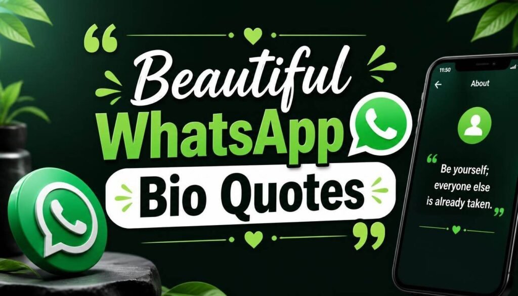 Beautiful WhatsApp Bio Quotes