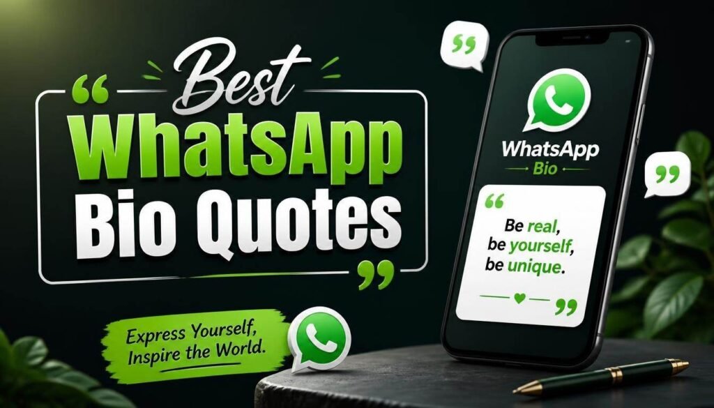 Best WhatsApp Bio Quotes