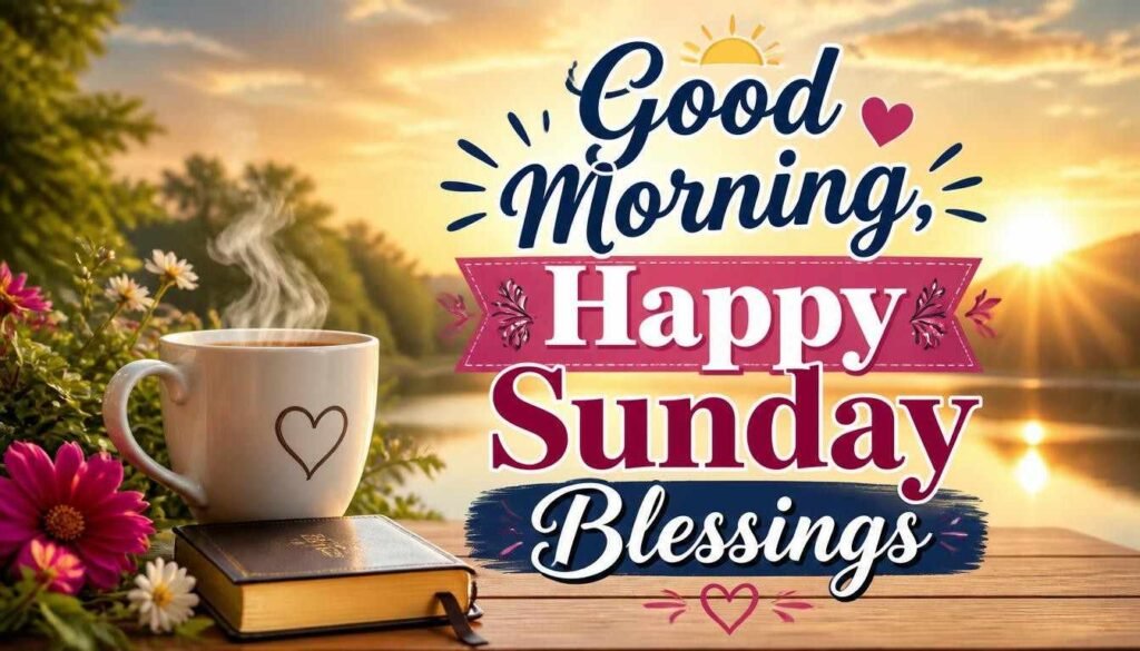 Good Morning, Happy Sunday Blessings