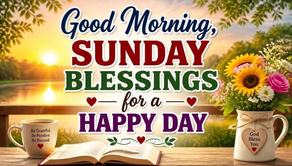 Good Morning, Sunday Blessings for a Happy Day