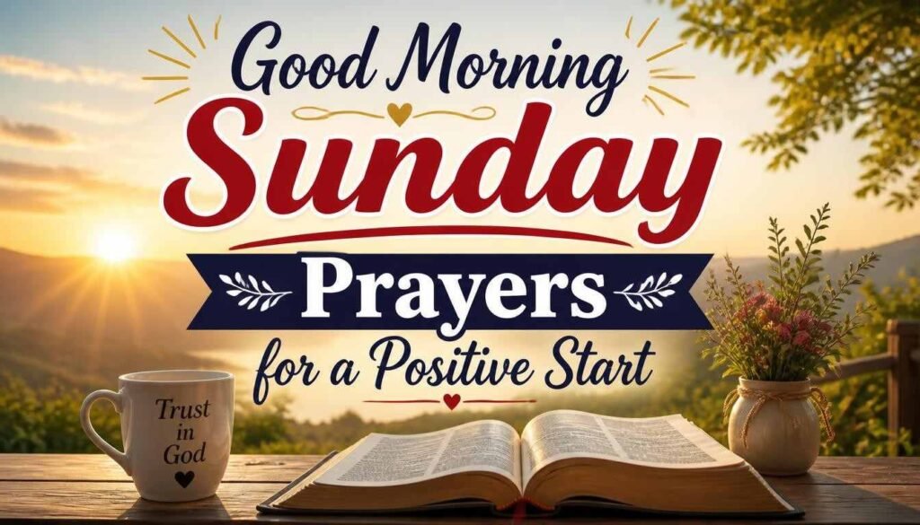 Good Morning Sunday Prayers for a Positive Start