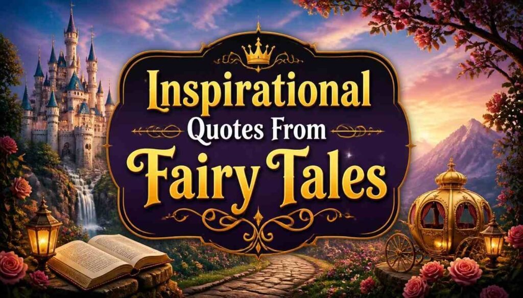 Inspirational Quotes From Fairy Tales