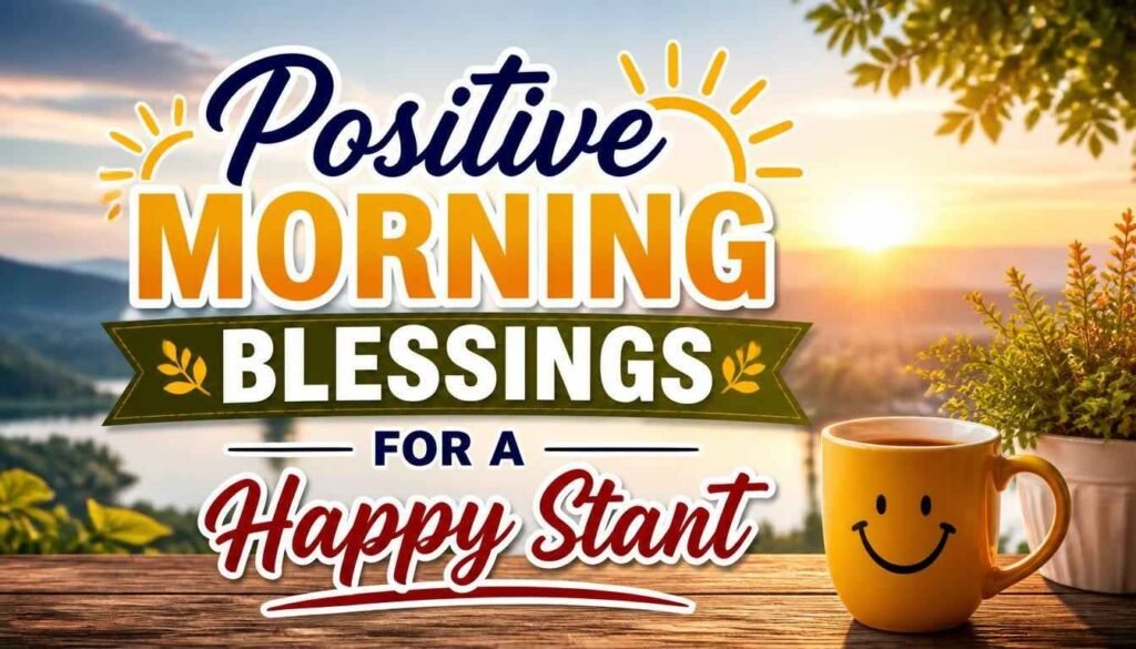 Positive Morning Blessings For A Happy Start