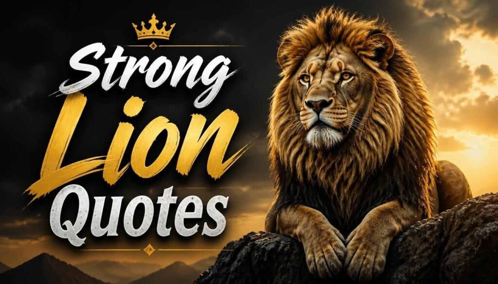 Strong Lion Quotes