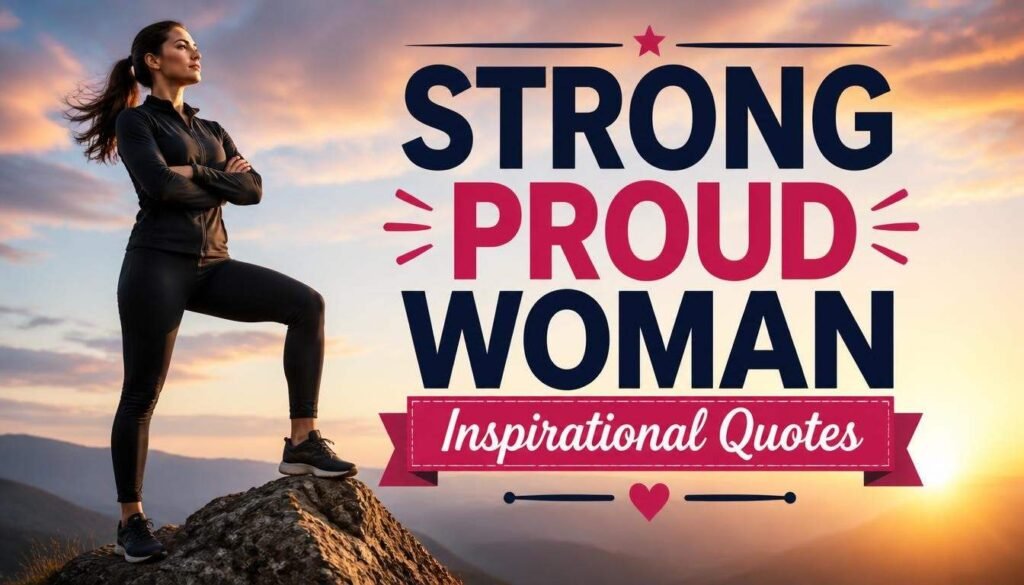 Strong Proud Woman Inspirational Quotes
