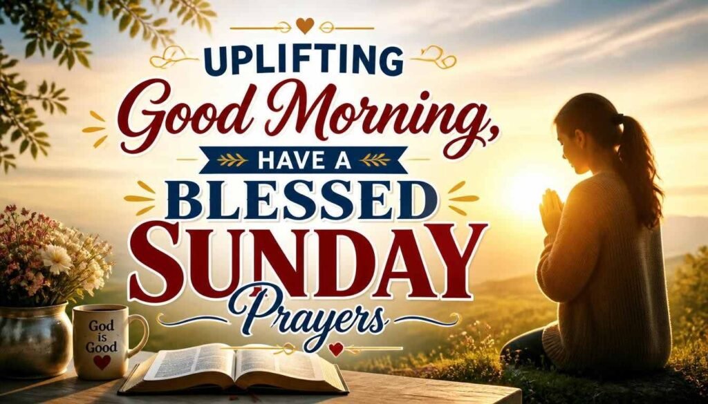 Uplifting Good Morning, Have a Blessed Sunday Prayers