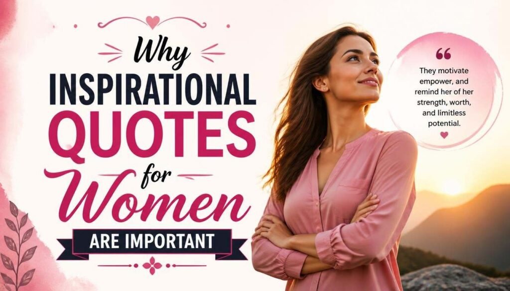 Why Inspirational Quotes for Women Are Important