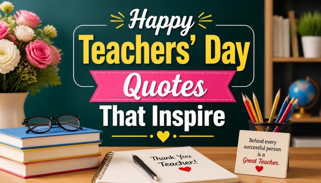 Happy Teachers' Day Quotes That Inspire
