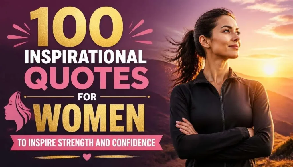 100 Inspirational Quotes for Women to Inspire Strength and Confidence