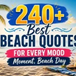 240+ Best Beach Quotes For Every Mood, Moment, Beach Day