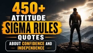450+ Attitude Sigma Rules Quotes About Confidence and Independence