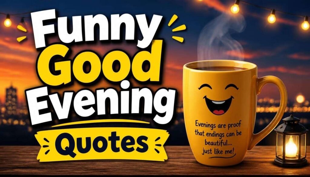 Funny Good Evening Quotes