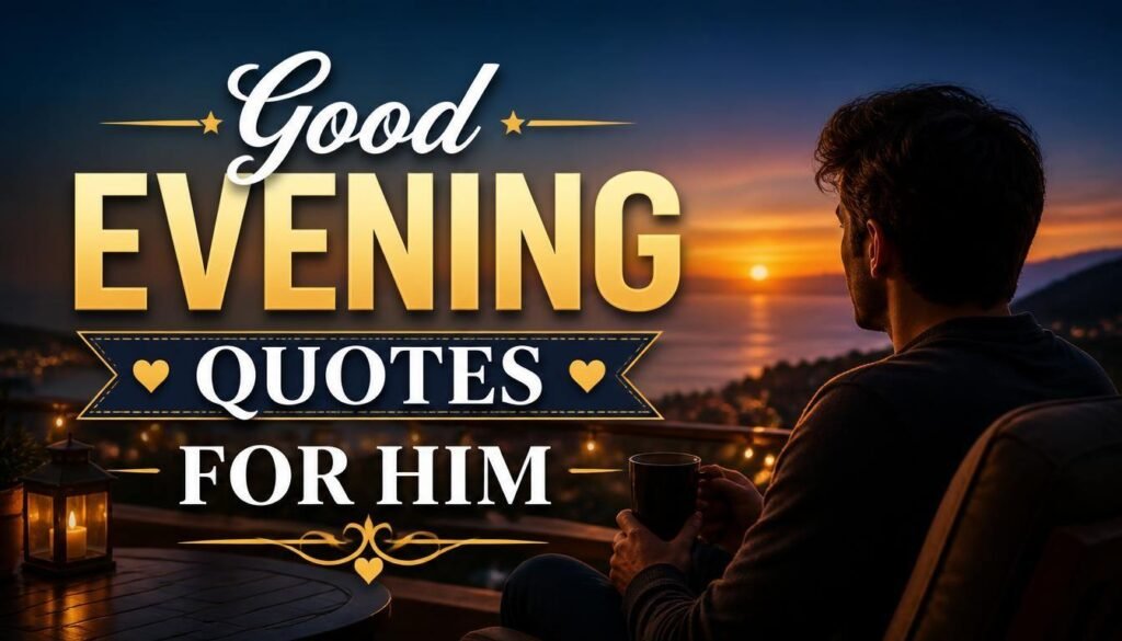 Good Evening Quotes for Him