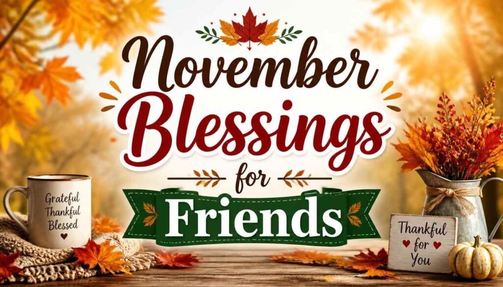 November Blessings for Friends