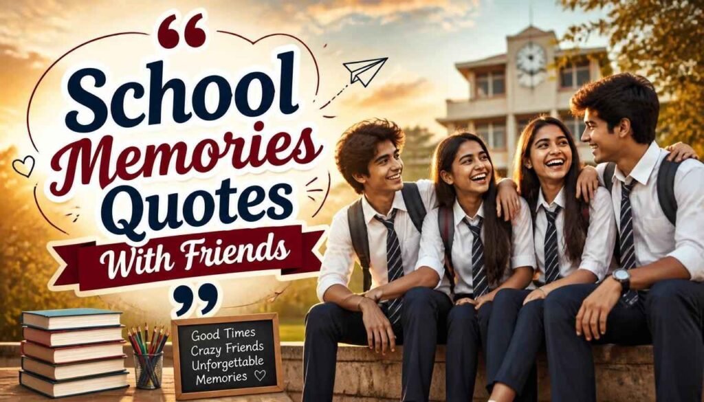 School Memories Quotes With Friends
